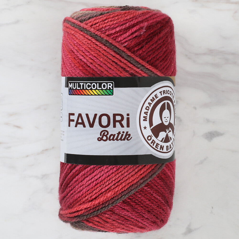 Örenbayan Favori Batik Ebruli El Örgü İpliği - 902